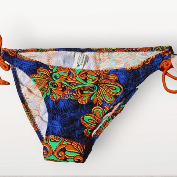 NWT POINT CONCEPTION Ethnic PRINT  BIKINI BOTTOM SIZE LARGE - Picture 3 of 8